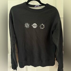 Champion Black Graphic Sweatshirt